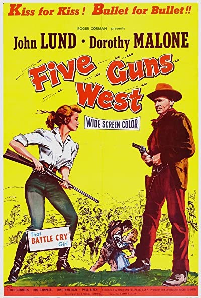 Five Guns West (1955) afişi Five Guns West (1955) afişi