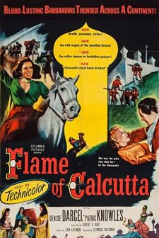 Flame Of Calcutta (1953) afişi