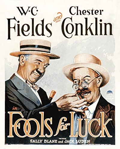Fools For Luck (1928) afişi