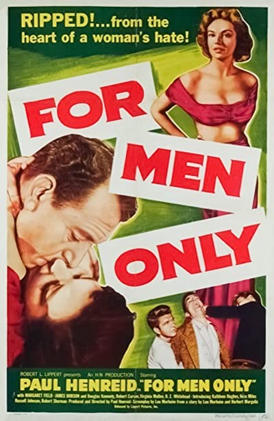 For Men Only (1952) afişi For Men Only (1952) afişi