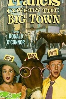Francis Covers The Big Town (1953) afişi