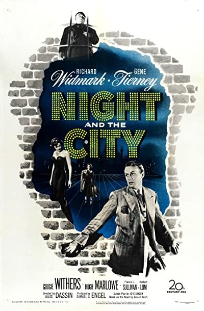 Gece ve Şehir (1950) afişi Gece ve Şehir (1950) afişi