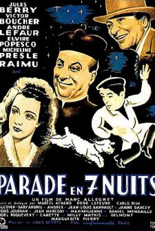 Geçitte 7 gece (1941) afişi