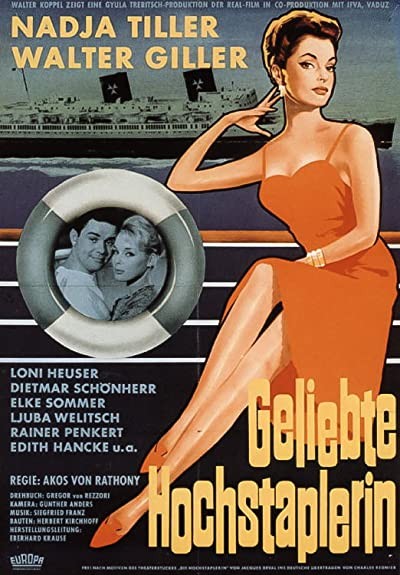 Geliebte Hochstaplerin (1961) afişi Geliebte Hochstaplerin (1961) afişi