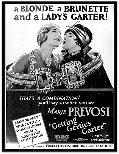 Getting Gertie's Garter(!) (1927) afişi