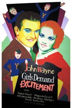 Girls Demand Excitement (1931) afişi Girls Demand Excitement (1931) afişi