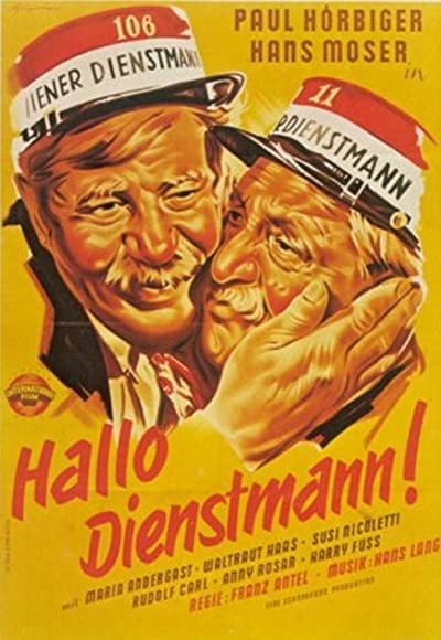 Hallo Dienstmann (1952) afişi Hallo Dienstmann (1952) afişi
