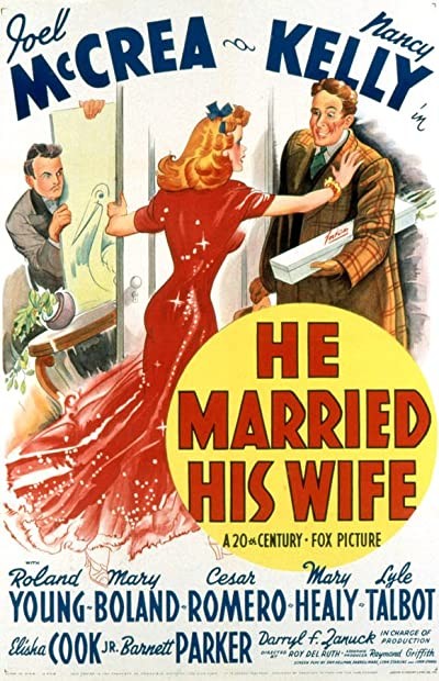 He Married His Wife (1940) afişi He Married His Wife (1940) afişi