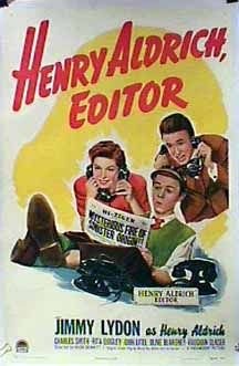 Henry Aldrich, Editor (1942) afişi