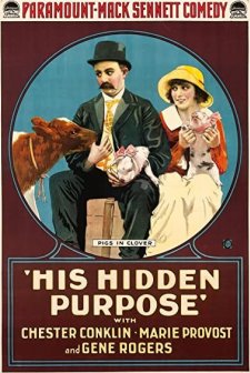 His Hidden Purpose (1918) afişi