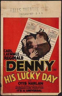 His Lucky Day (1929) afişi His Lucky Day (1929) afişi