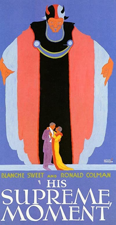 His Supreme Moment (1925) afişi His Supreme Moment (1925) afişi