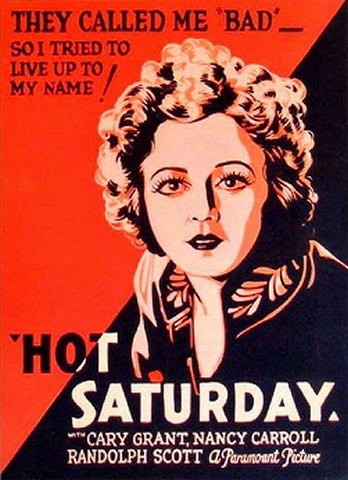 Hot Saturday (1932) afişi Hot Saturday (1932) afişi