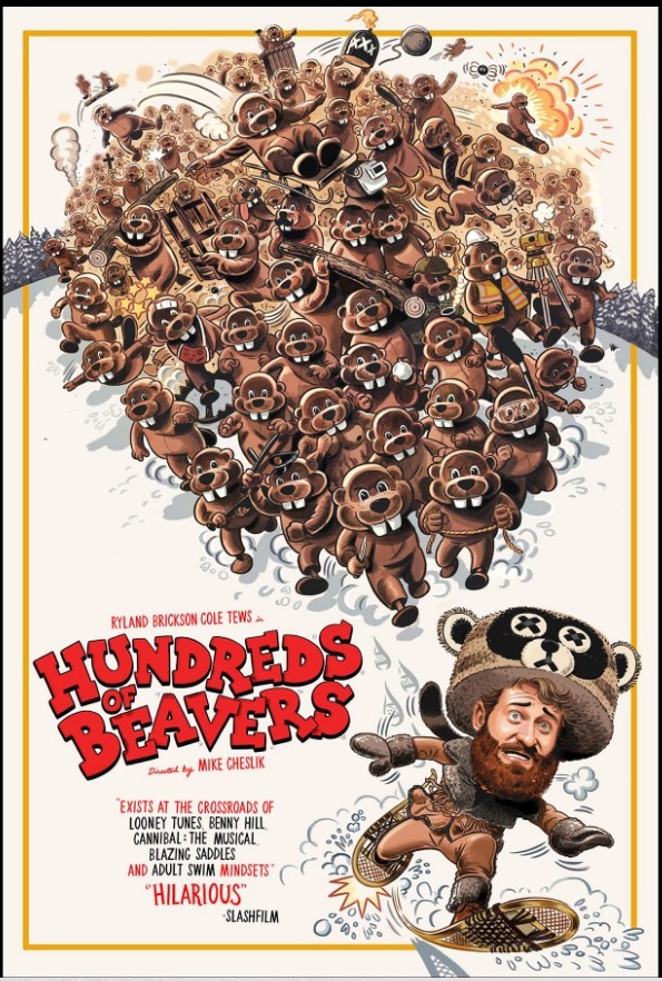 Hundreds of Beavers (2022) afişi Hundreds of Beavers (2022) afişi