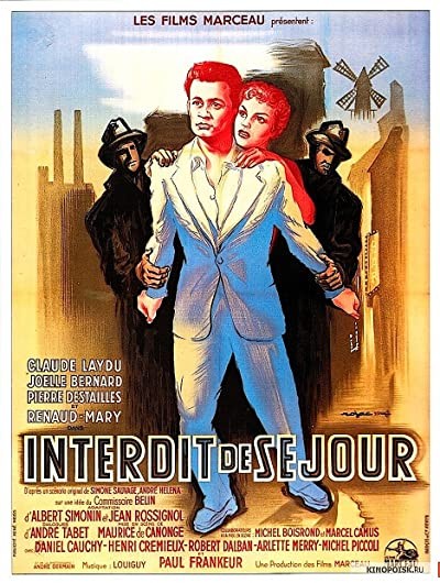Interdit de séjour (1955) afişi Interdit de séjour (1955) afişi