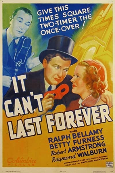 It Can't Last Forever (1937) afişi It Can't Last Forever (1937) afişi