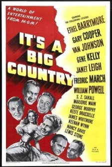 It's A Big Country (1951) afişi