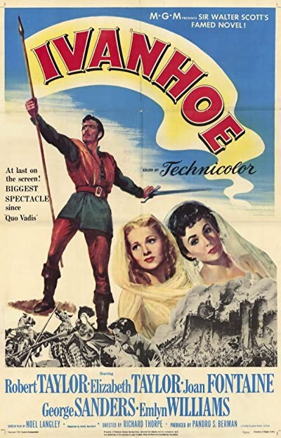 Ivanhoe (1952) afişi Ivanhoe (1952) afişi