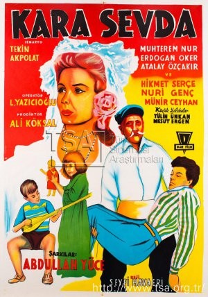Kara Sevda (1956) afişi Kara Sevda (1956) afişi