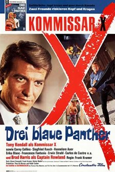 Kommissar X - Drei blaue Panther (1968) afişi