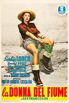 La donna del fiume (1954) afişi