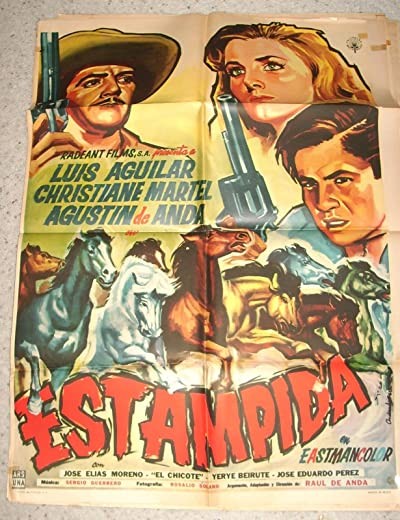 La Estampida (1959) afişi La Estampida (1959) afişi
