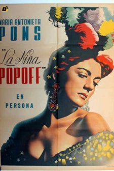 La Niña Popoff (1952) afişi