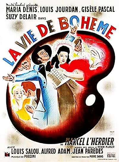 La Vie De Bohème (1945) afişi La Vie De Bohème (1945) afişi