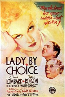 Lady By Choice (1934) afişi