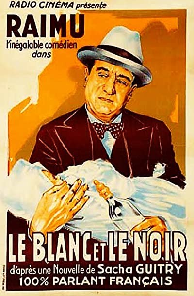 Le blanc et le noir (1931) afişi Le blanc et le noir (1931) afişi