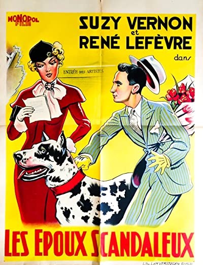 Les époux Scandaleux (1935) afişi Les époux Scandaleux (1935) afişi