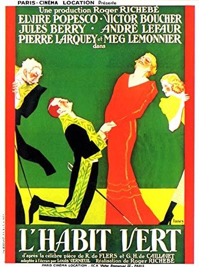 L'habit Vert (1937) afişi L'habit Vert (1937) afişi