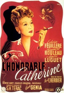 L'honorable Catherine (1943) afişi L'honorable Catherine (1943) afişi