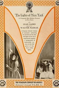Lights of New York (1916) afişi