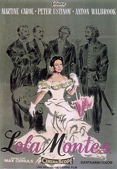 Lola Montes (1955) afişi Lola Montes (1955) afişi