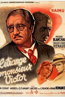 L'étrange Monsieur Victor (1938) afişi