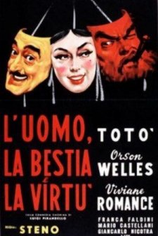 L'uomo, La Bestia E La Virtù (1953) afişi