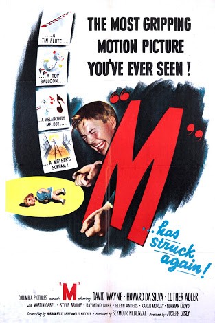M (1951) afişi M (1951) afişi