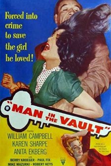 Man In The Vault (1956) afişi