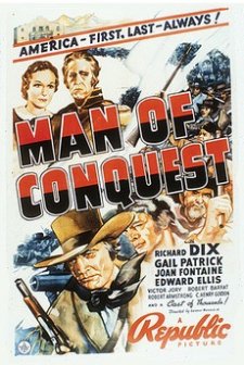 Man Of Conquest (1939) afişi