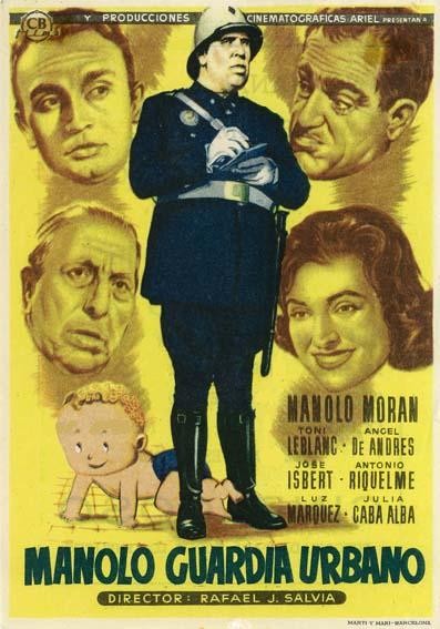 Manolo Guardia Urbano (1956) afişi Manolo Guardia Urbano (1956) afişi