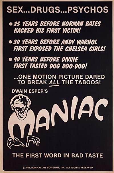 Manyak (1934) afişi Manyak (1934) afişi
