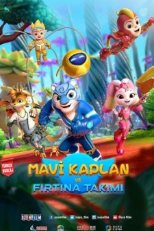 Mavi Kaplan ve Fırtına Takım (2023) afişi