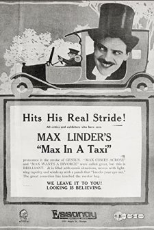 Max In A Taxi (1917) afişi