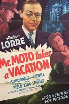 Mr. Moto Takes A Vacation (1939) afişi