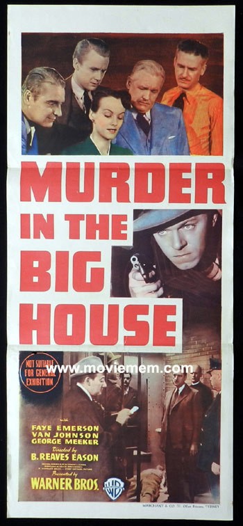 Murder In The Big House (1942) afişi