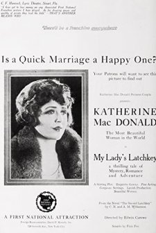 My Lady's Latchkey (1921) afişi