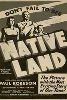 Native Land (1942) afişi