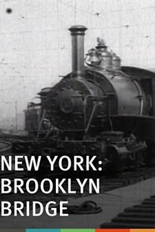 New York, Brooklyn Bridge (1896) afişi