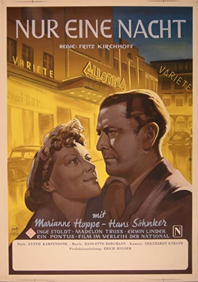 Nur Eine Nacht (1950) afişi Nur Eine Nacht (1950) afişi
